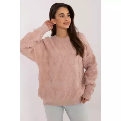 Sweter Damski Model AT-SW-2361.61 Dark Pink - AT