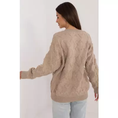 Sweter Damski Model AT-SW-2361.61 Beige - AT