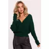 Sweter Damski Model MOE809 Green - Moe