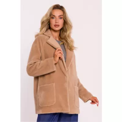 Płaszcz Damski Model MOE808 Beige - Moe