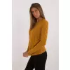 Sweter Damski Model AT-SW-2338-2.00 Dark Yellow - AT