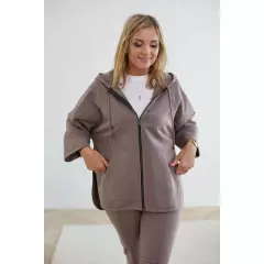 Bluza Damska Model M412/2 Cacao - La Aurora