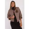 Kurtka Damska Model DHJ-KR-A8357.50 Dark Beige - Italy Moda