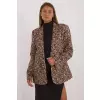 Marynarka Model DHJ-MA-2002A.65 Black/Beige - Italy Moda