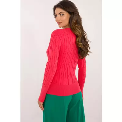 Sweter Damski Model AT-SW-2338-2.61 Coral - AT