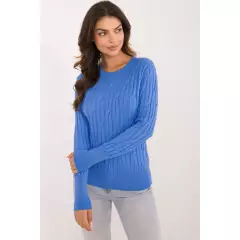 Sweter Damski Model AT-SW-2338-2.61 Blue - AT