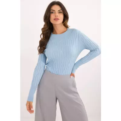 Sweter Damski Model AT-SW-2338-2.00 Light Blue - AT