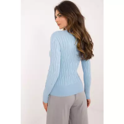 Sweter Damski Model AT-SW-2338-2.00 Light Blue - AT