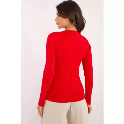 Sweter Damski Model AT-SW-2338-2.61 Red - AT