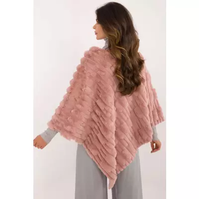 Sweter Ponczo Model AT-PN-2347.88 Dark Pink - AT