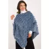 Sweter Ponczo Model AT-PN-2347.88 Blue - AT