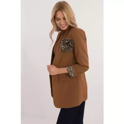 Marynarka Model DHJ-MA-19782.33 Light Brown - Italy Moda