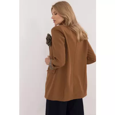 Marynarka Model DHJ-MA-19782.33 Light Brown - Italy Moda