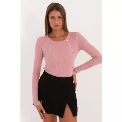 Sweter Damski Model AT-SW-2332-2.65 Dark Pink - AT