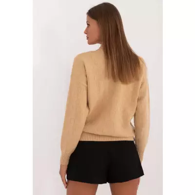 Sweter Damski Model AT-SW-2339.54 Camel - AT