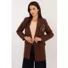 Marynarka Model DHJ-MA-19782.33 Brown - Italy Moda