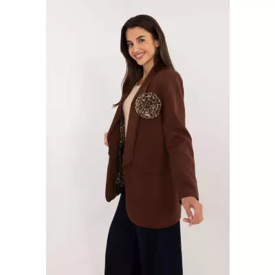 Marynarka Model DHJ-MA-19782.33 Brown - Italy Moda