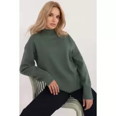 Sweter Damski Model D93111AD90910A2 dark Green - Sublevel