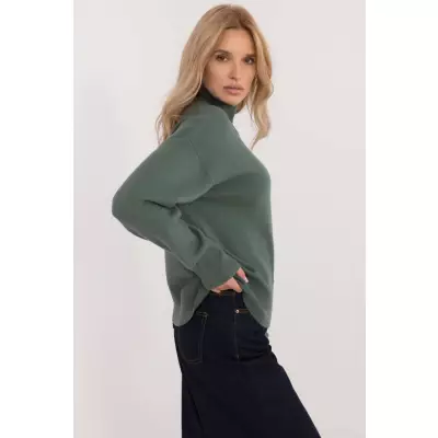 Sweter Damski Model D93111AD90910A2 dark Green - Sublevel