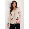 Sweter Damski Model MI-SW-2910.62 Light Beige - Italy Moda