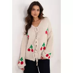 Sweter Damski Model MI-SW-2910.62 Light Beige - Italy Moda