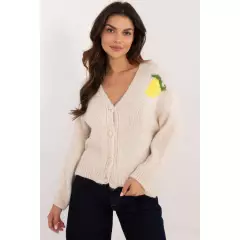 Sweter Damski Model MI-SW-2108.92 Light Beige - Italy Moda