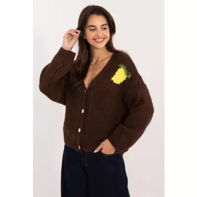 Sweter Damski Model MI-SW-2108.92 Brown - Italy Moda