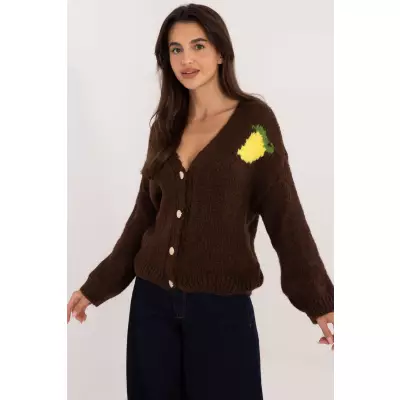 Sweter Damski Model MI-SW-2108.92 Brown - Italy Moda