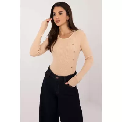 Sweter Damski Model AT-SW-2332-2.62 Beige - AT