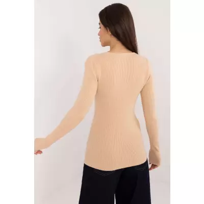 Sweter Damski Model AT-SW-2332-2.62 Beige - AT