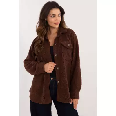 Koszula Damska Model DHJ-KS-15115.81 Brown - Italy Moda