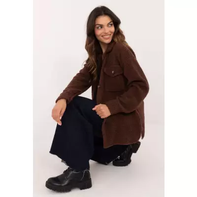 Koszula Damska Model DHJ-KS-15115.81 Brown - Italy Moda