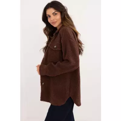 Koszula Damska Model DHJ-KS-15115.81 Brown - Italy Moda