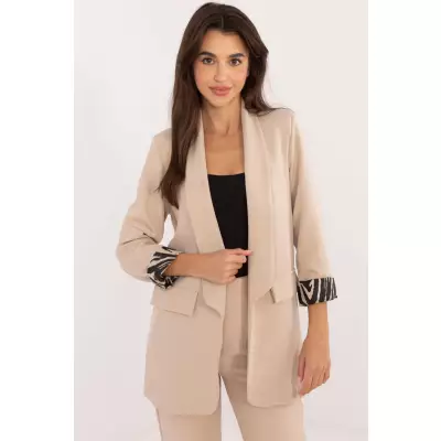 Marynarka Model DHJ-MA-18657.94 Beige - Italy Moda