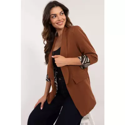 Marynarka Model DHJ-MA-18657.94 Light Brown - Italy Moda