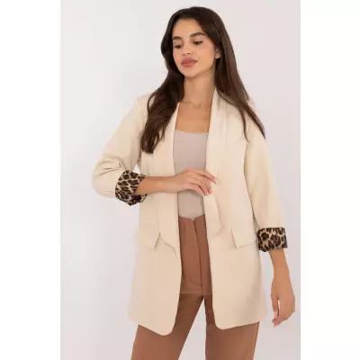 Marynarka Model DHJ-MA-18657-1.86 Light Beige - Italy Moda