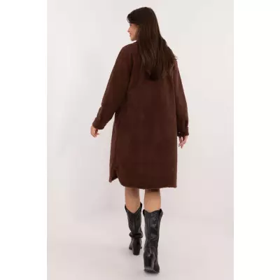 Koszula Damska Model DHJ-KS-19806.12X Brown - Italy Moda