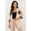 Marynarka Model DHJ-MA-19782-1.14 Beige - Italy Moda