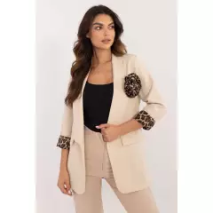 Marynarka Model DHJ-MA-19782-1.14 Beige - Italy Moda