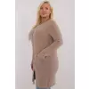 Sweter Damski Model PM-SW-PM793.01 Dark Beige - Factory Price