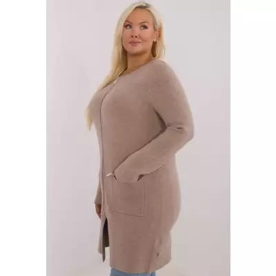 Sweter Damski Model PM-SW-PM793.01 Dark Beige - Factory Price