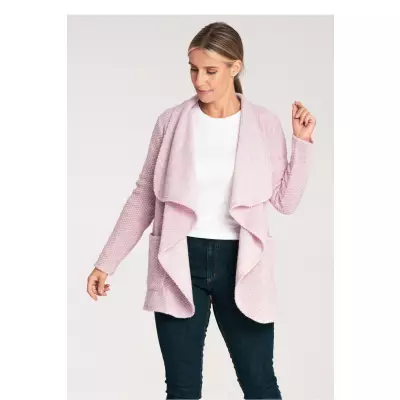 Sweter Kardigan Model M1043 Pink - Figl