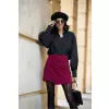 Spodnie Spódnicospodnie Model Selene BOR SPN0006 Bordo - Roco Fashion