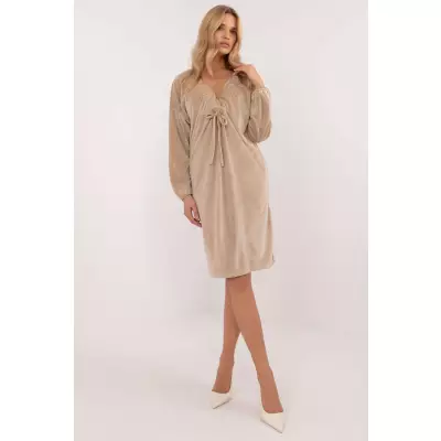 Sukienka Model DHJ-SK-19890.86P Beige - Italy Moda