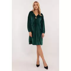 Sukienka Model DHJ-SK-19890.86P Dark Green - Italy Moda