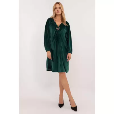 Sukienka Model DHJ-SK-19890.86P Dark Green - Italy Moda