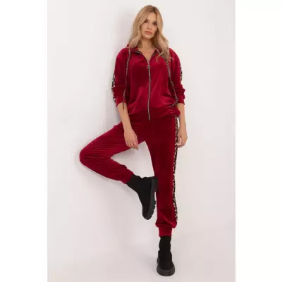 Spodnie Komplet Model DHJ-KMPL-9137.25 Bordo - Italy Moda