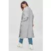 Sweter Kardigan Model S153 Grey Melange - Makadamia