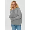 Sweter Damski Model S150 Grey Melange - Makadamia