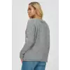 Sweter Damski Model S150 Grey Melange - Makadamia